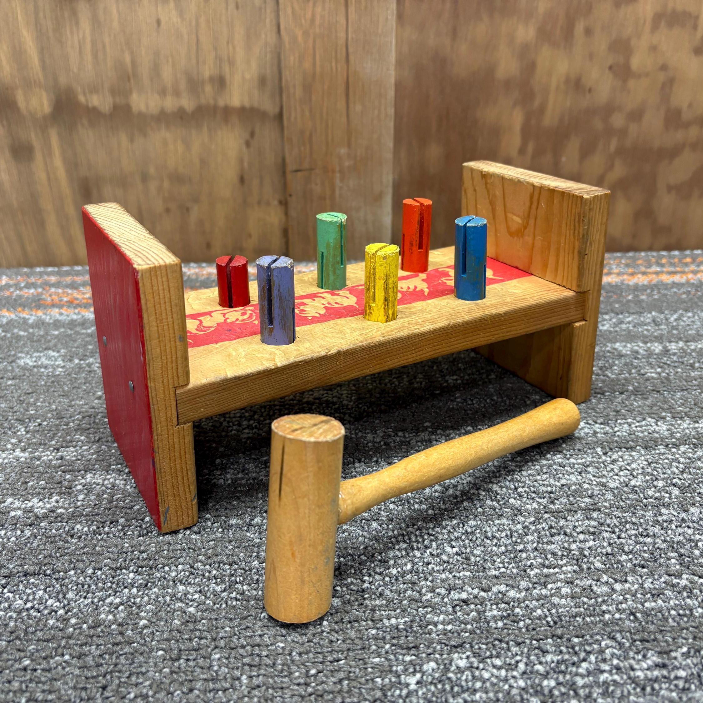 How Much is Hammer Blocks Wood Tile Toy