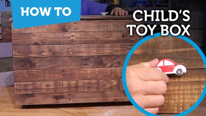 How to Build a Wood Toy Box Bench