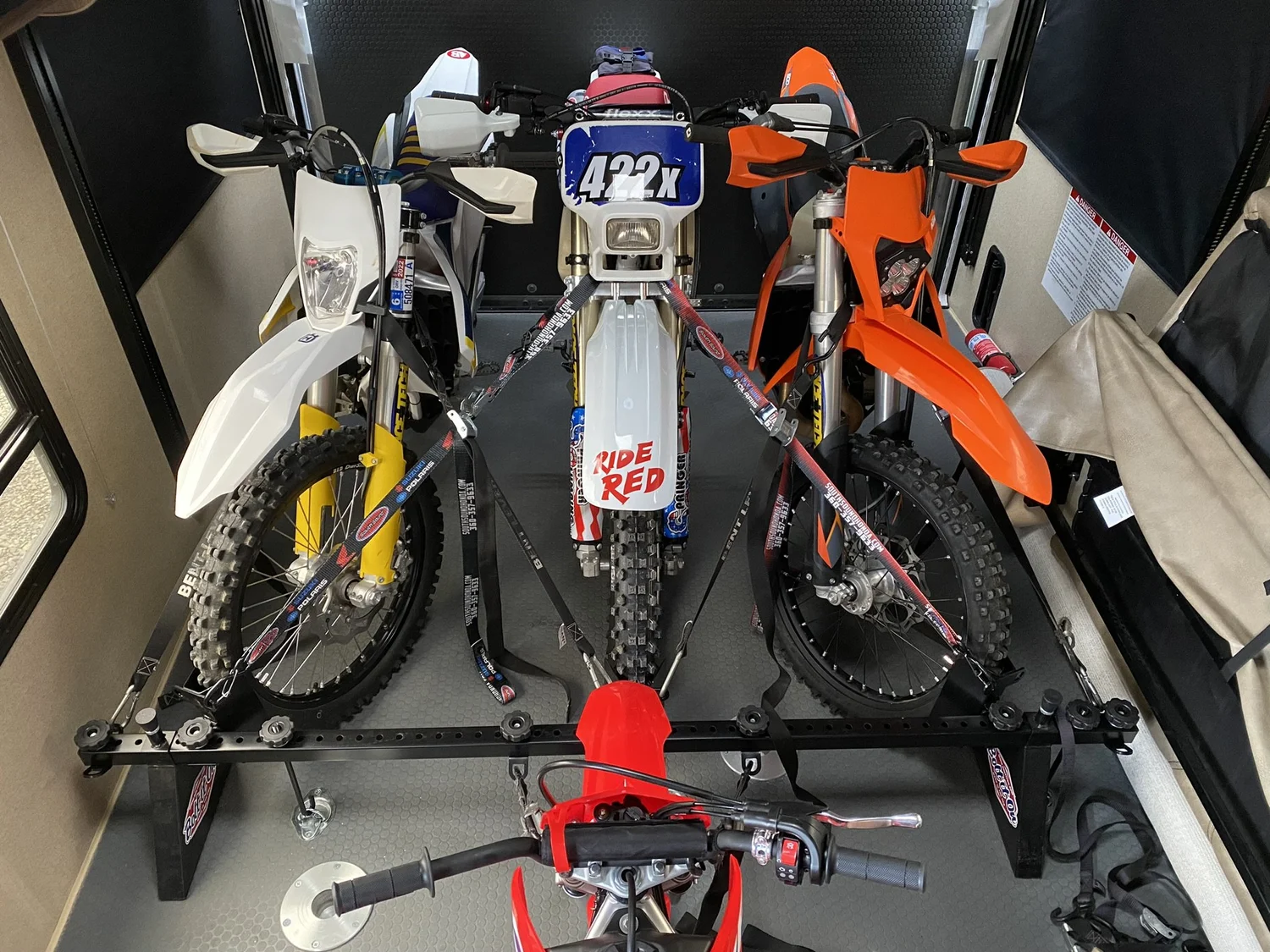 How to Haul a Dirt Bike in a Toy Hauler