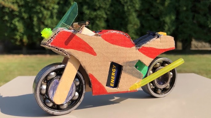 How to Make a Toy Bike With Cardboard