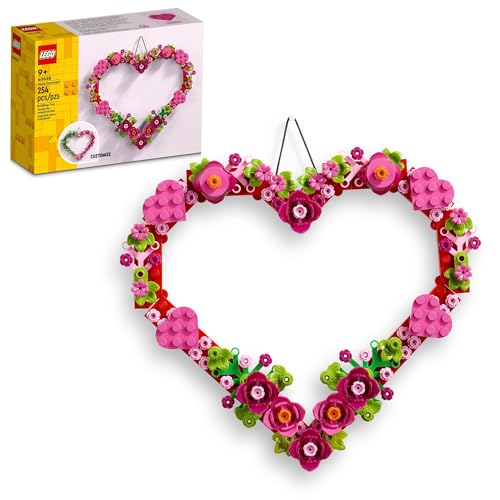 Lego Heart Ornament Building Toy Kit