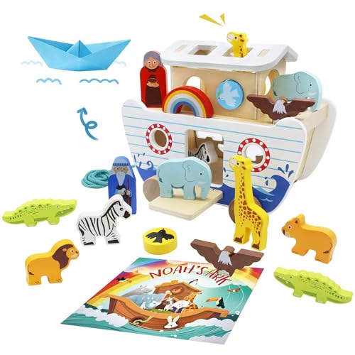 Noah'S Ark Wooden Toy Set