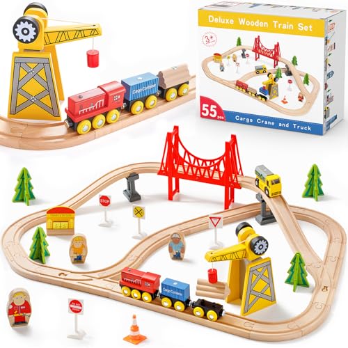 Wooden Tracks for Toy Trains